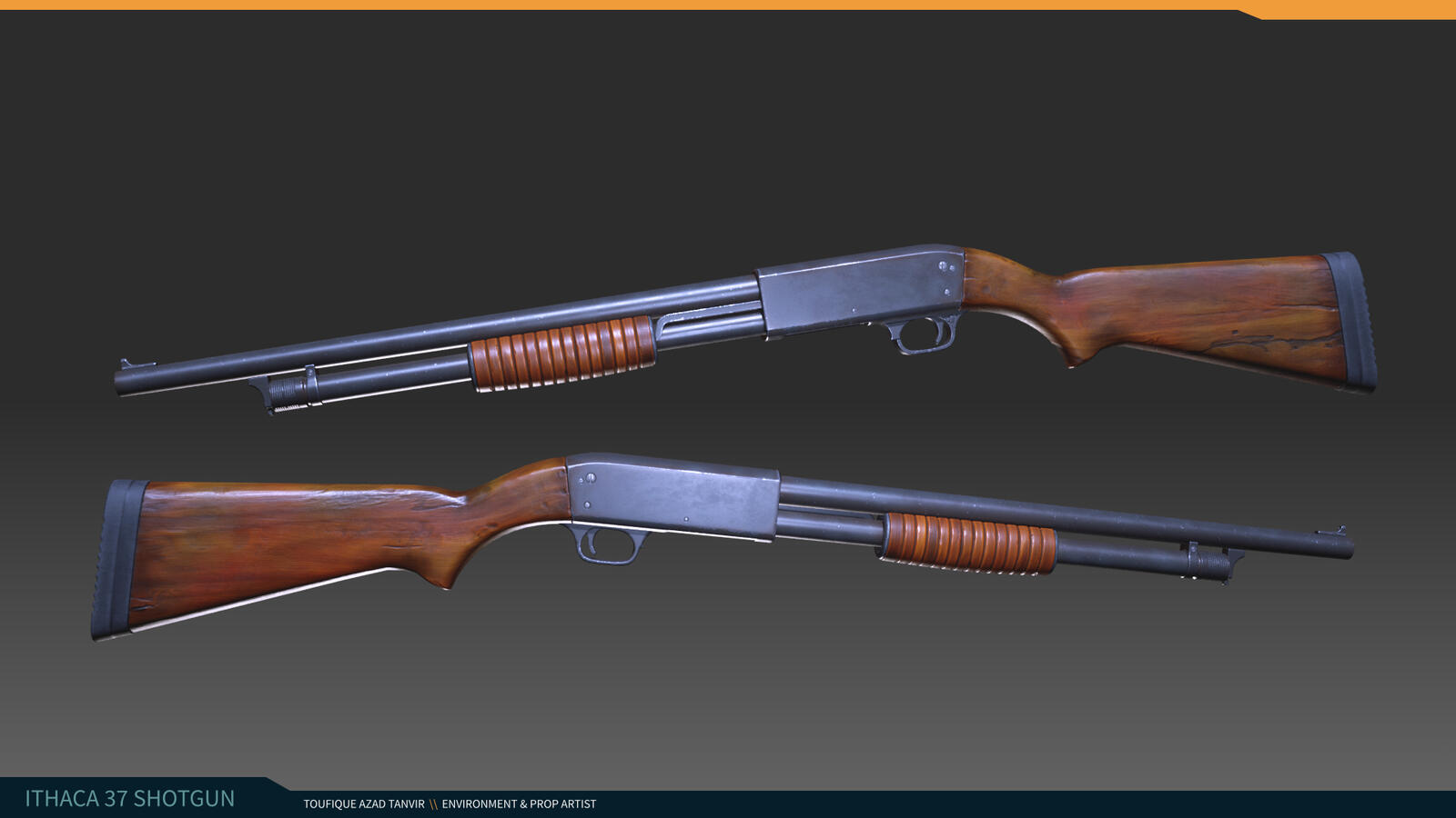 side render second render showing both sides of the weapon.