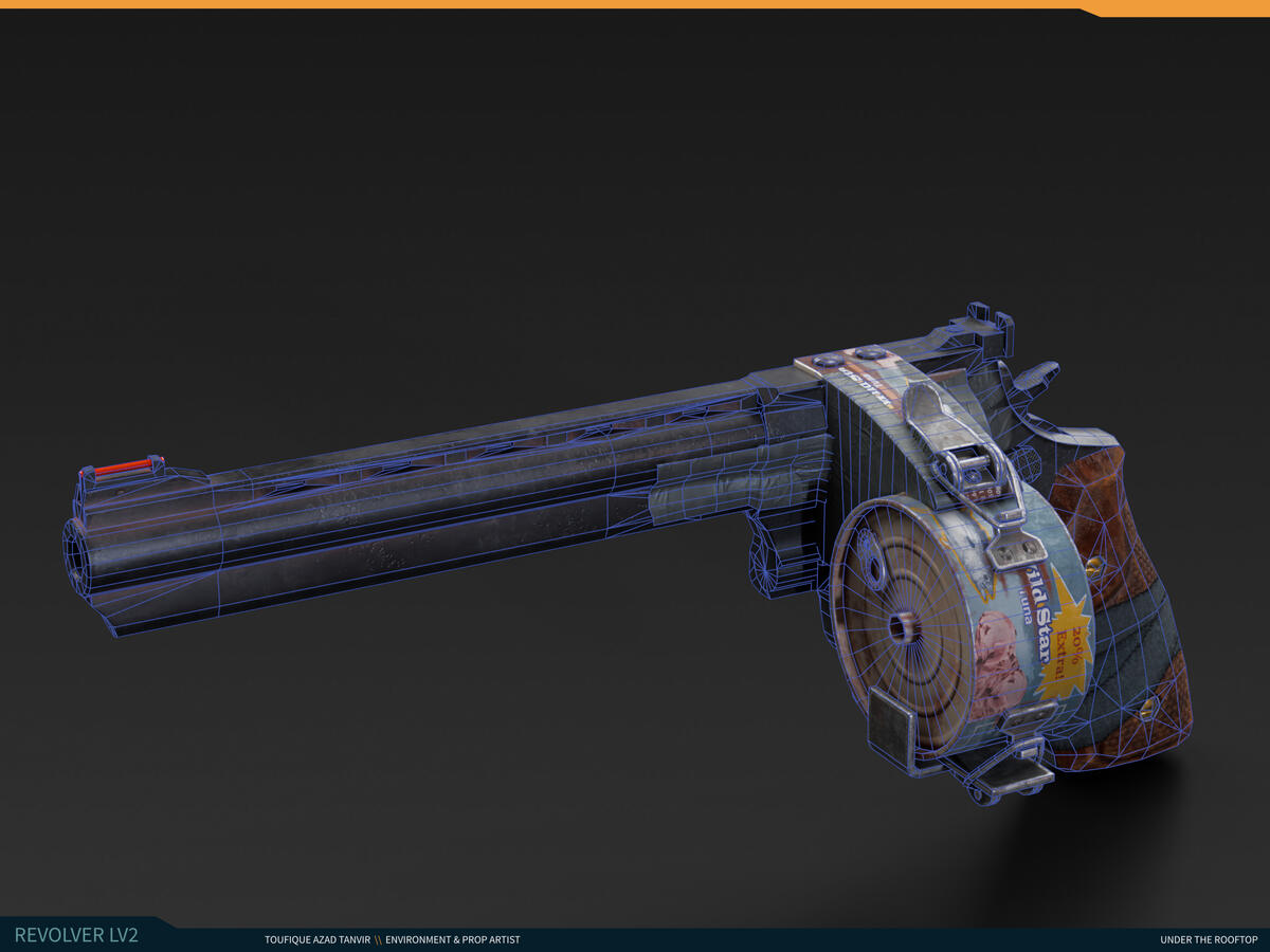revolver level 2 side wireframe render 1. revolver level 2 side wireframe render 1.